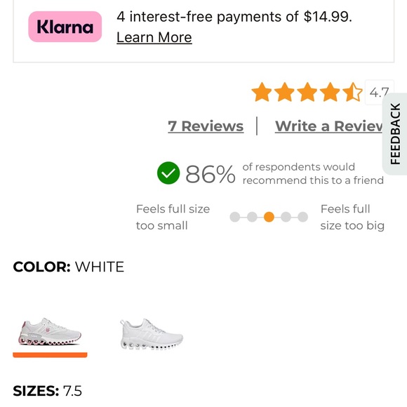 K-SWISS woman’s tubes sneakers - Picture 7 of 8